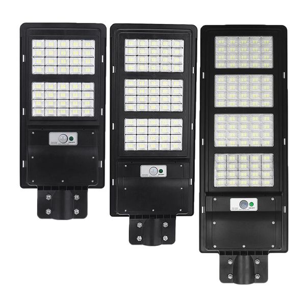 

90/120/150w 160/240/320led solar street light radar pir motion sensor wall lamp w/remote - 90w