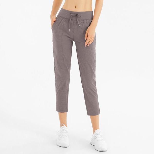 

yoga outfit summer pants women loose sport gym quick dry fitness running legging elastic workout sportswear small foot mouth