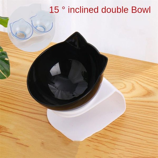 

cat bowls & feeders plastic pet bowl dog drinking water feeder inclined mouth single basin pc+abs