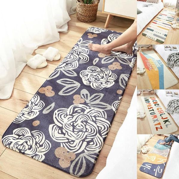 

nordic kitchen mat bedroom entrance doormat home hallway floor decoration living room carpet bathroom anti-slip rug carpets