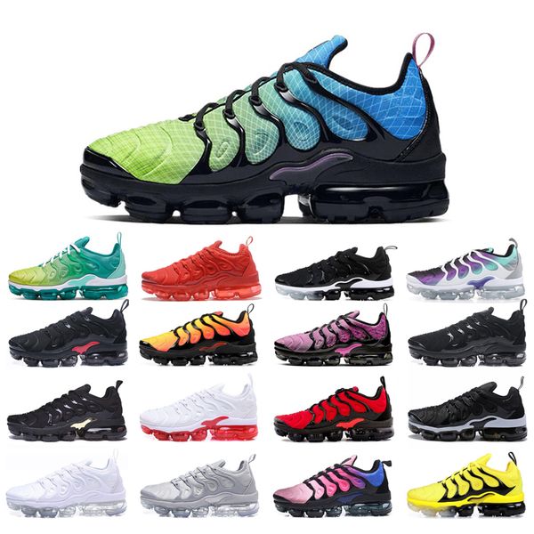 

tn plus running shoes man woman triple sunset lemon lime red black red shark tooth aurora green blue fury cool grey hyper violet bumblebee s