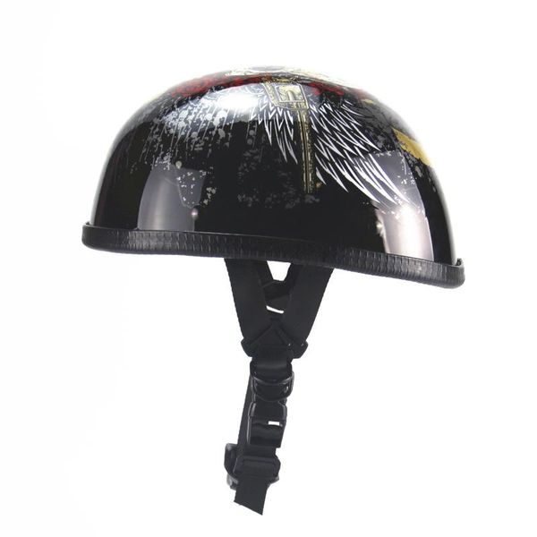 

vintage motorcycle motorbike open face half motor scooter helmets