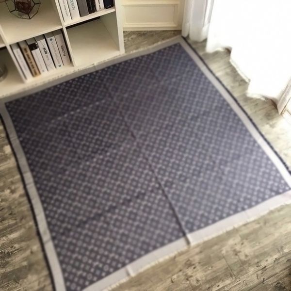 Marken-Baumwollschal, Jacquard-Muster, Luxus-Designer-Schal, erstklassiger quadratischer Schal, 140 cm * 140 cm