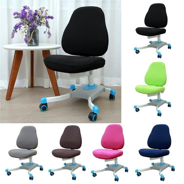 

2pcs/set office chair cover stretch split slipcover rotating lift computer seat cute cartoon slipcovers protector covers