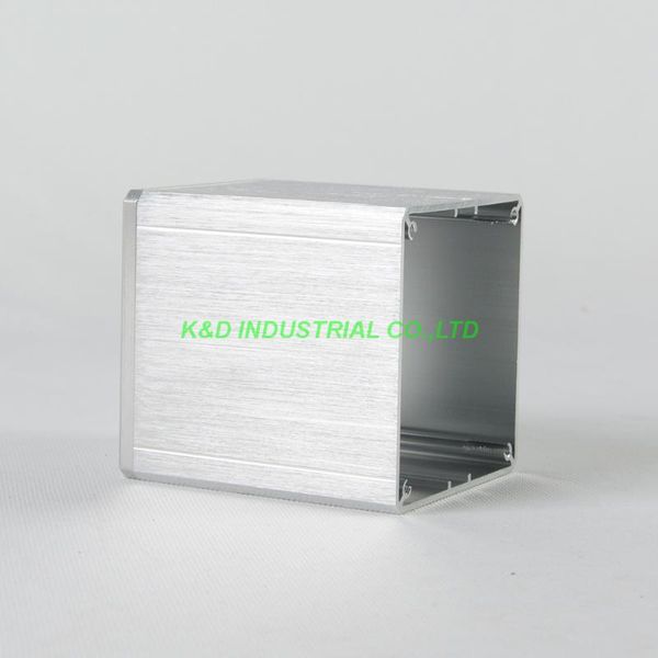 

smart power plugs 1pc sliver aluminum transformer cover case box protect for amp 84x80x91mm