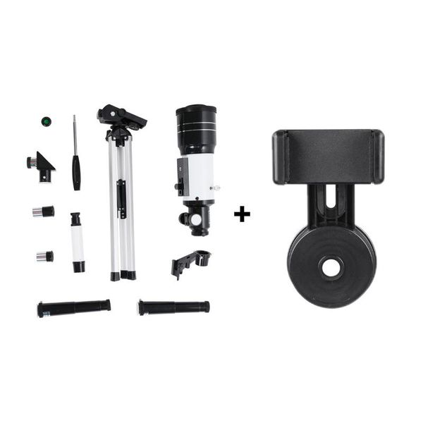 

telescope & binoculars refractive space outdoor travel professional astronomical tele scope monocular spotting with mobile phone tripod
