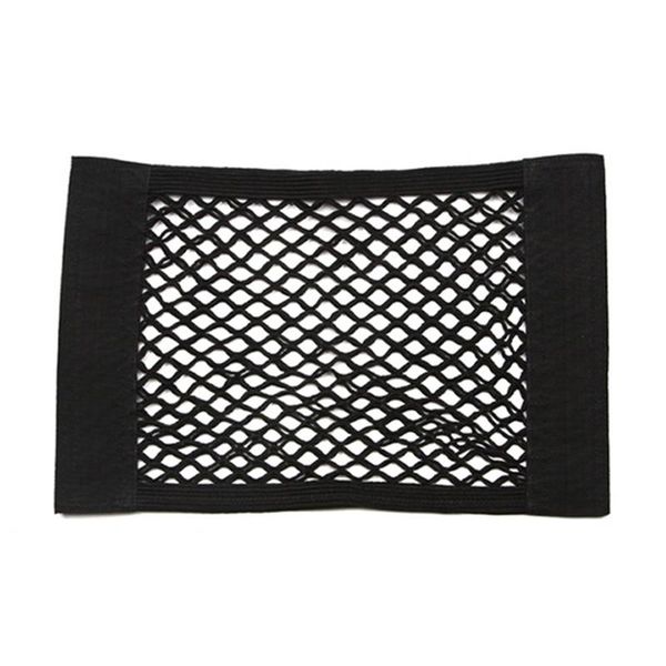 

car organizer rear trunk seat elastic string storage mesh net bag luggage holder pocket sticker back