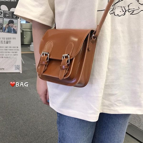 

evening bags korea simple cambridge bag british retro mini commuter pu student small square shoulder messenger