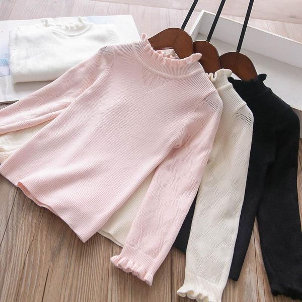 

pullover baby girls neckline girls' sweater children's wholesale, Blue