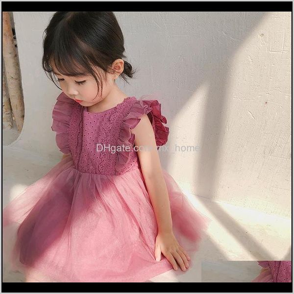 Kleider Kleidung Baby Kinder Mutterschaft Drop Lieferung 2021 Kinder des Kindes Sommer Ed als Mädchen Geburtstag Party Kleidung Prinzessin Tutu Baby Ed