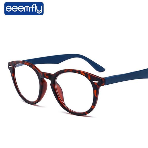 

sunglasses seemfly blue leopard round reading glasses classic presbyopic goggles men women ultralight diopter eyewear +1.0 +1.5 +2.0 +2.5, White;black