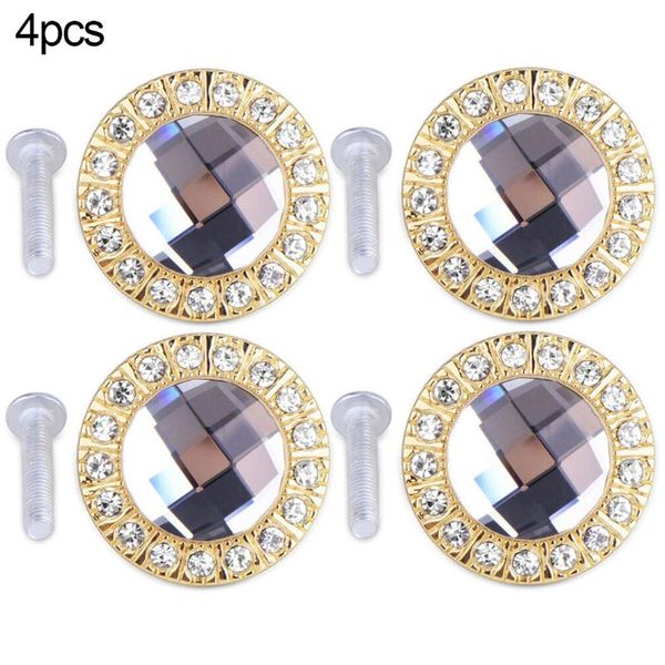 

crystal door handle cupboard diamond knobs rhinestone silver 25mm craft tools