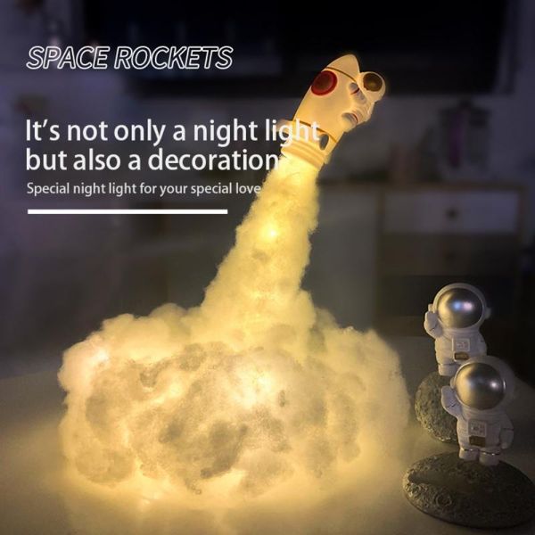 

book lights drop space shuttle lamp and moon lamps in night light by 3d print for lovers rocket kids gift