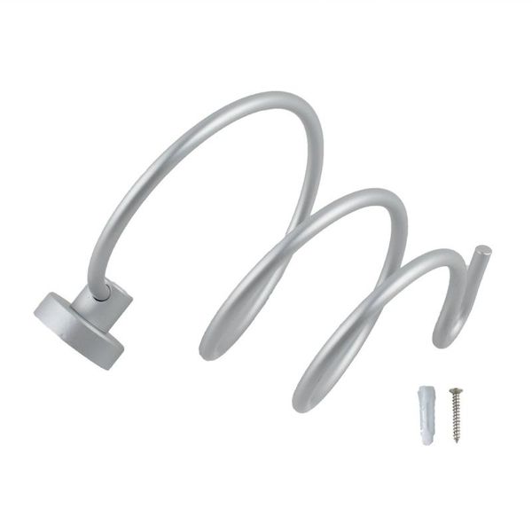 

bathroom shelves wall hair dryer rack space aluminum holder shelf storage home organizer hairdryer