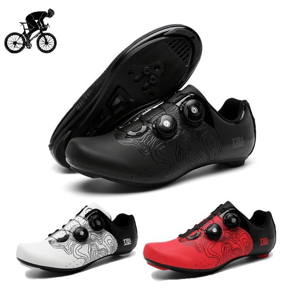 

cycling sneaker road biking shoes mountain bike bicycle footwear, Black
