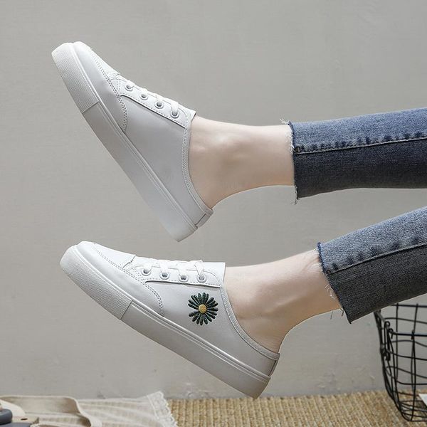 

women mesh slippers fashion breathable flat women's shoes lightweight non-slip comfortable ladies slipper pedal lazy, Black