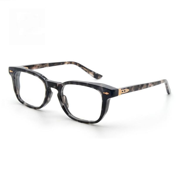 

jacques sheridan retro vintage polygon square acetate frame men marie women sunglasses optical myopia color lens fashion frames, Black