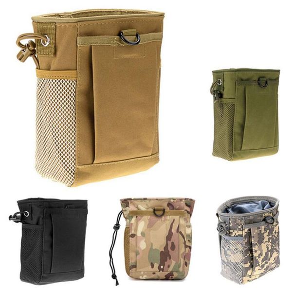 

outdoor bags molle system hunting magazine dump drop pouch recycle waist pack ammo accessories bag