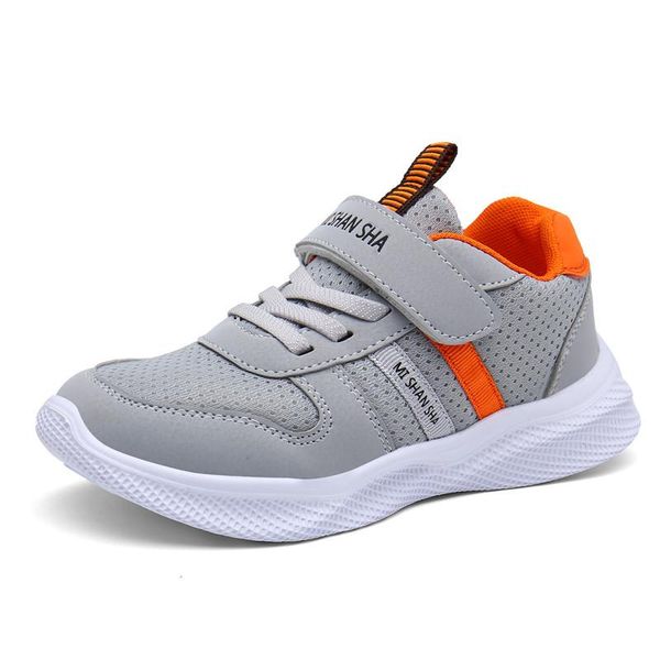 

sneakers casual shoes kids autumn boys outdoor breathable mesh flats spring children platforms tenis infantil, Black;red