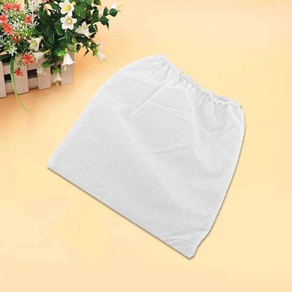 

nail art equipment 10 pieces dust collector replacement bag vacuum cleaner non-woven bags with wide elastic band durable and long use, Silver