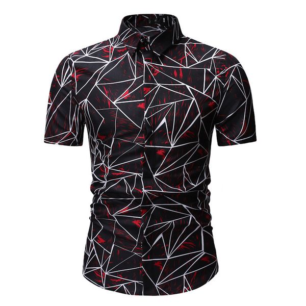

men's shirts ummer caual hort leeve floral y05, White;black