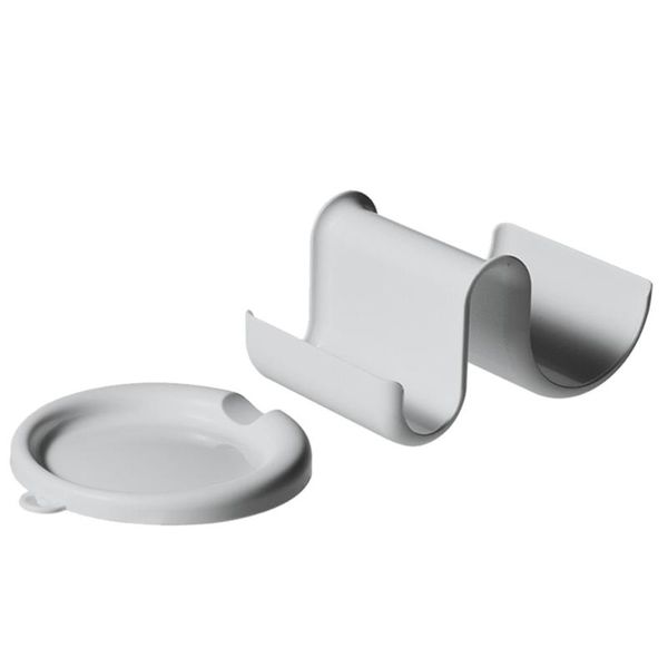 

kitchen storage rack set multifunction pot cover with spoon holder tray for home (white) & organization