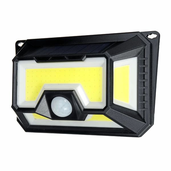 

154 led outdoor solar motion sensor wall light garden yard lamp