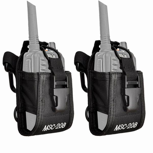 

walkie talkie 2pcs multi-function portable bag universal radio case for baofeng uv-5r uv-5ra plus uv b5 uv-82 5r motorola