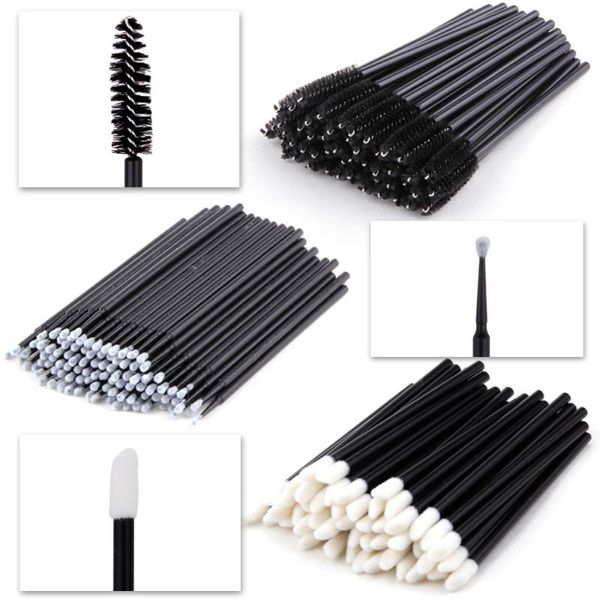 

makeup brushes 200pcs eyelash brush microbrush spoolie disposable cotton swab lip eyebrow mascara wand applicator lashes cosmetic tools