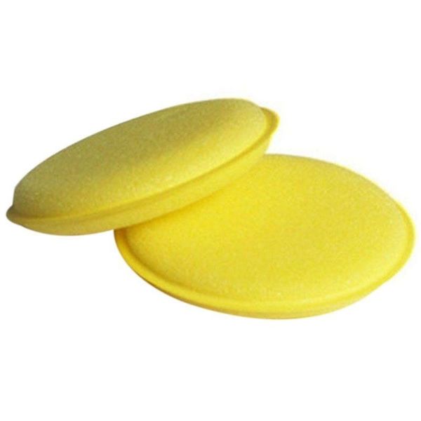 

car sponge two waxing polish wax foam applicator pads for clean cars vehicle glass