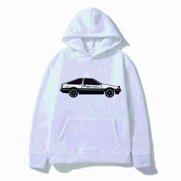 

men's hoodies & sweatshirts autumn and winter polar fleece fujiwara tofu printed hoodie men college style oversized sweatshirt fashio, Black