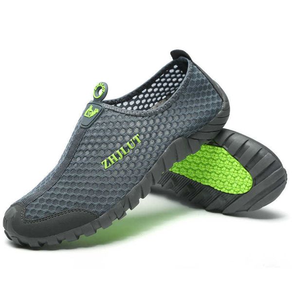 

men running shoes 2021 summer new single mesh breathable mountaineering hiking men's women's leisure hole shoes fashion outdoor tr