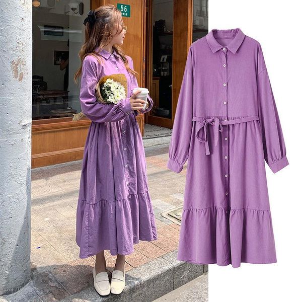 

casual dresses heydress spring summer women oversize long shirt dress turn-down collar button solid vintage elegant, Black;gray