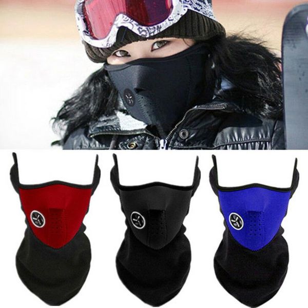 

outdoor cycling mask windproof winter ski motorcycle neck guard scarf warm protecting face hood elbow & knee pads, Black;gray