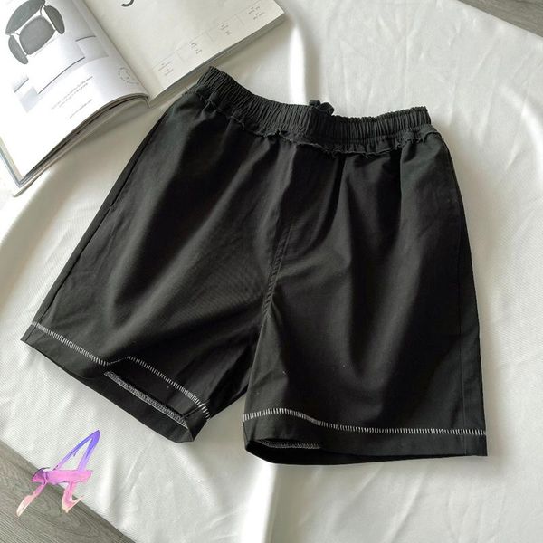 

men's shorts ader error tassel line embroidered oversize women's casual elastic waist five-point pants, White;black