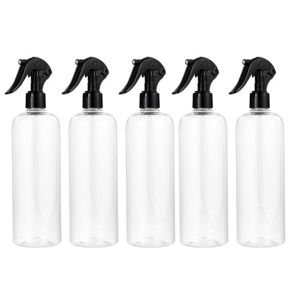 

3/5 sets 500ml plastic spray bottle empty water sprayer refillable mist atomizer bottles multifunctional dispenser storage & jars