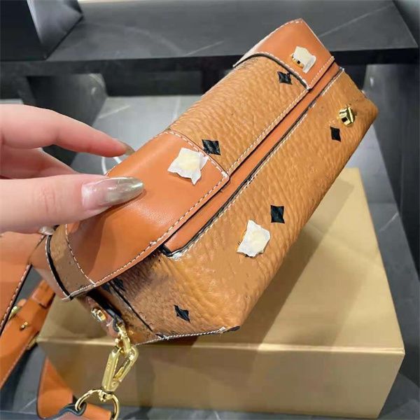 

personalized box bags ladies 2021 luxury designer quality shoulder bag all-match handbag fashion messenger handbags leather fabric material