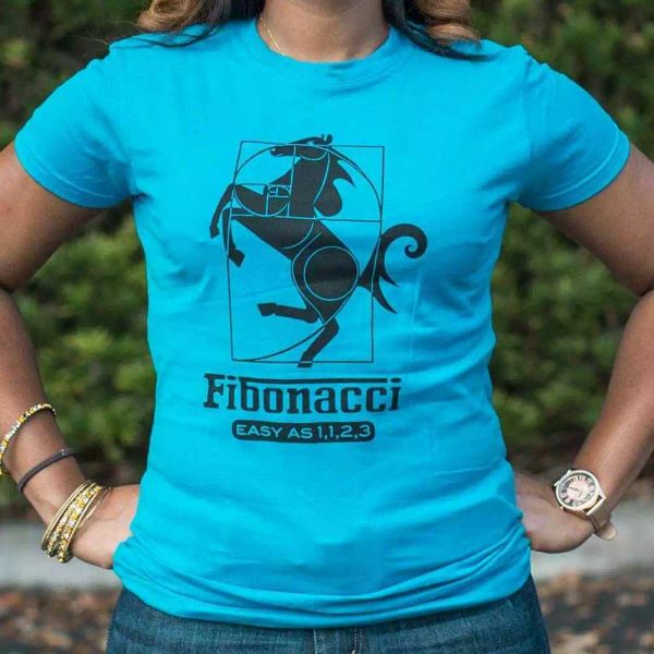 

fibonacci easy as 1123 t-shirt | women's short sleeve top, White;black