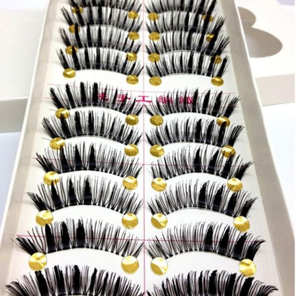 

false eyelashes wholesale 50-300pair soft thick long eye lashes extension tools handmade 3d mink hair makeup fake