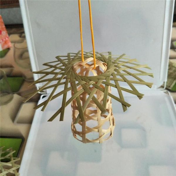 

pendant lamps creative bamboo hand-made lampshade restaurant decorated with chandelier lantern lamp ornaments