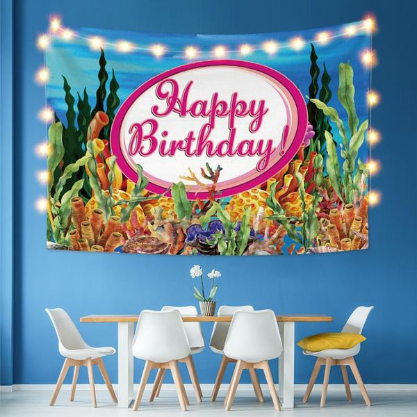 

tapestries laeacco fashion tapestry wall hangings girls children birthday present party background cloth art room decor polyester