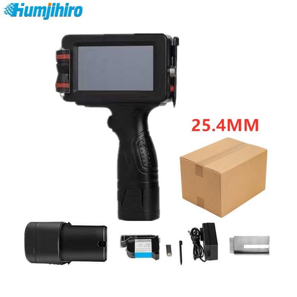 

printers 25.4mm handheld thermal inkjet printer variable qr barcode code date number logo expirydate mobile portable