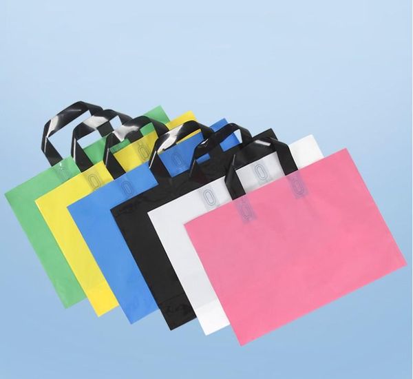 Sacchetti regalo in plastica stampata con logo personalizzato con manico personalizzato per indumento/abbigliamento/borsa per confezione regalo