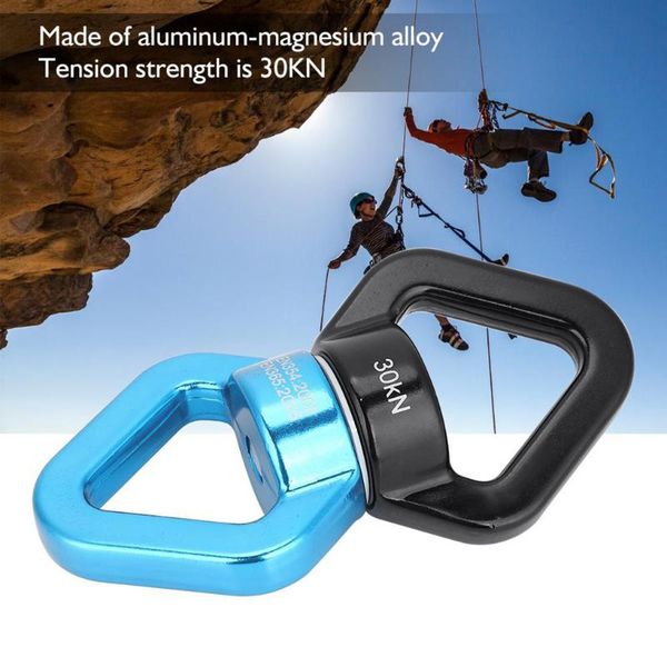 

cords, slings and webbing 30kn climbing yoga swivel safety rotational device rotator multi-function connector rock tool