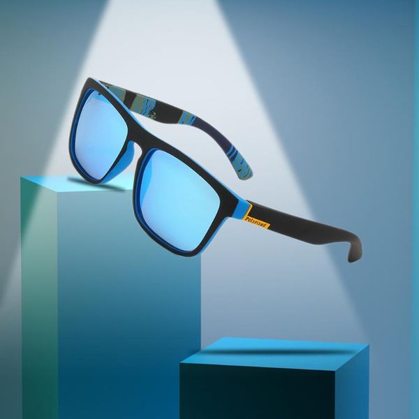 

outdoor eyewear fashion classic polarized sunglasses for men women large retangular uv400 vintage sun glasses spuare mirror summer