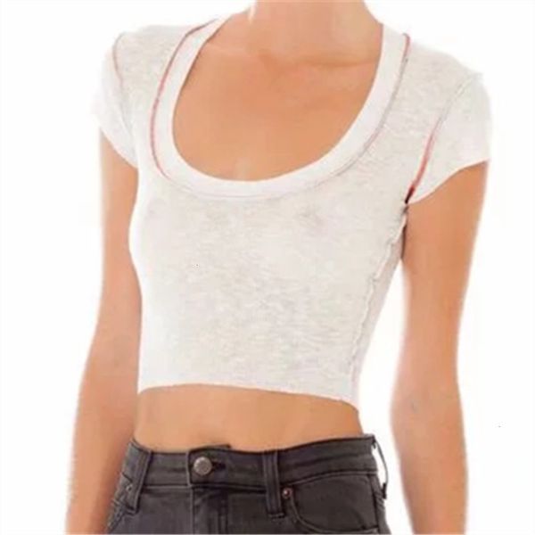 

women's t-shirt summer reverse wear sleeve spring short yoga fitness 2fb9, White