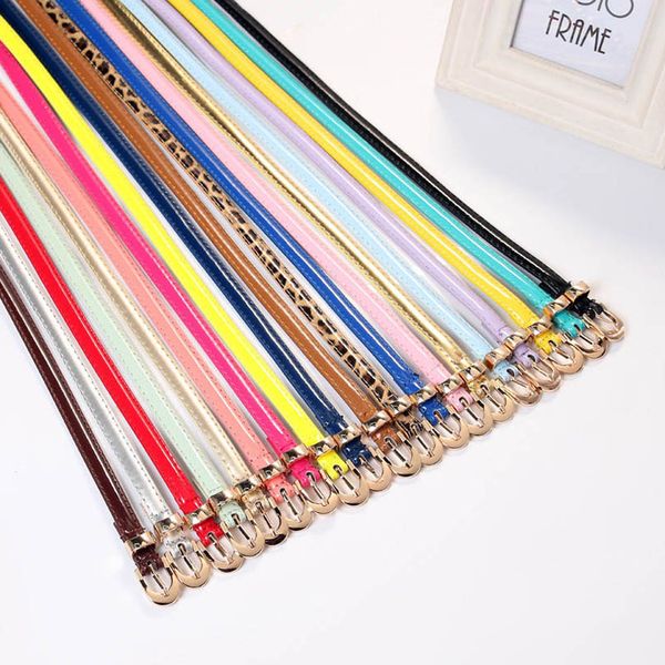 

children belts kids dance teenage girls accessories decorate fashion dress skinny abdominal belt leather b7119, Black
