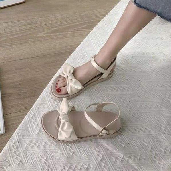 

sandals 2021 summer platform gentle fashion all-match flat, Black