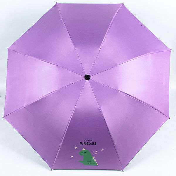 

black gum sunshade anti ultraviolet sunny cartoon small fresh sunscreen umbrella