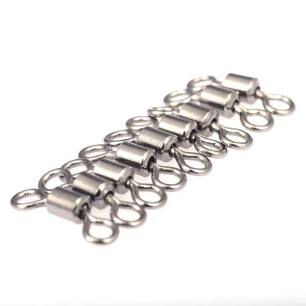 

pcs/lot metal hook connector swivel fishing hooks